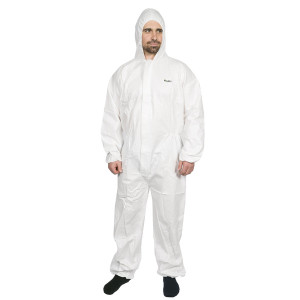 DISPOSABLE PROVEK COVERALL - WHITE XXL