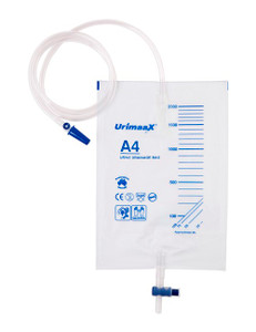 URIMAAX DRAINAGE BAG CLOSED SYSTEM A4-2000ML STERILE - EACH - 10013104