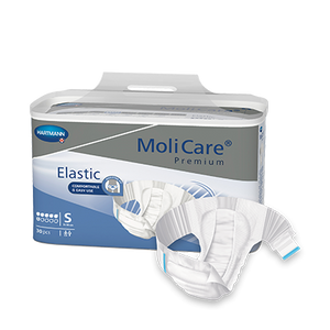 MOLICARE PREMIUM ELASTIC 6D SMALL - (WAIST/HIP: 70-90CM) 1667ML - CARTON 90 - 1652712