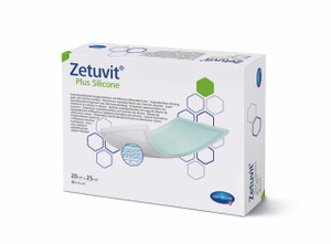 ZETUVIT PLUS SILICONE DRESSING 20CM X 25CM (BOX OF 10) - 413850 ZETUVIT PLUS SILICONE DRESSING 20CM X 25CM (BOX OF 10) - 413850