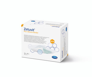 ZETUVIT PLUS SILICONE BORDER DRESSING 10CM X 10CM (BOX OF 10) - 413910 ZETUVIT PLUS SILICONE BORDER DRESSING 10CM X 10CM (BOX OF 10) - 413910
