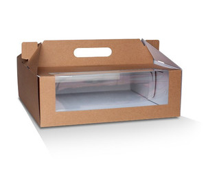 PACK'N' CARRY CAKE BOX 12" x 6" 50PC/CTN - PCCB126