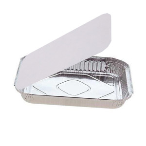 LID TO 7330 SUIT LARGE RECTANGULAR FOIL TRAY 312MM X 213MM (CARTON OF 200)