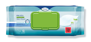 TENA PROSKIN WET WIPES PLASTIC FREE - 12 X 80 PER CARTON -  2351247
