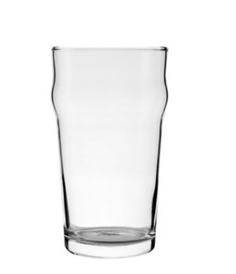 CROWN GLASSWARE NONIC PINT - HEIGHT 155M, DIAM 86MM,CAPACITY 570ML, TO SUIT PDR5250-2  -  WEIGHT & MEASURED - CTN OF 24