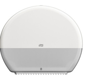 TORK T1 WHITE JUMBO TOILET PAPER DISPENSER - 554030