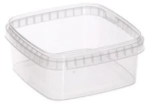 500ML SQUARE TAMPER EVIDENT CHANROL CONTAINER & LID – CARTON 250