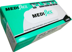 GLOVES LATEX PF N/STERILE (BOX OF 100)  - X LARGE