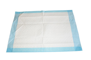ABSORBENT DISPOSABLE TISSUE BED PADS 'BLUEYS' 400MM X 600MM (CARTON OF 300)