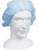 CAP DISPOSABLE BLUE BOUFFANT (CARTON OF 1000)
