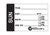 PREP LABELS REMOVABLE 49 X 75MM - SUNDAY - ROLL