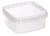 500ML SQUARE TAMPER EVIDENT CHANROL CONTAINER & LID – CARTON 250
