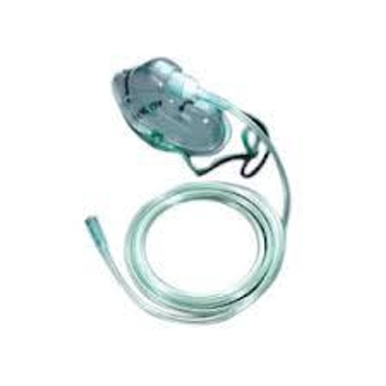 ADULT OXYGEN THERAPY MASK WITH 2M TUBING