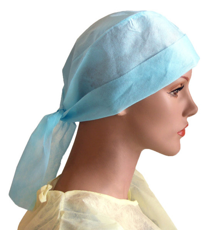 OWEAR® BLACK TIE BLUE THEATRE CAPS (BOX OF 250)
