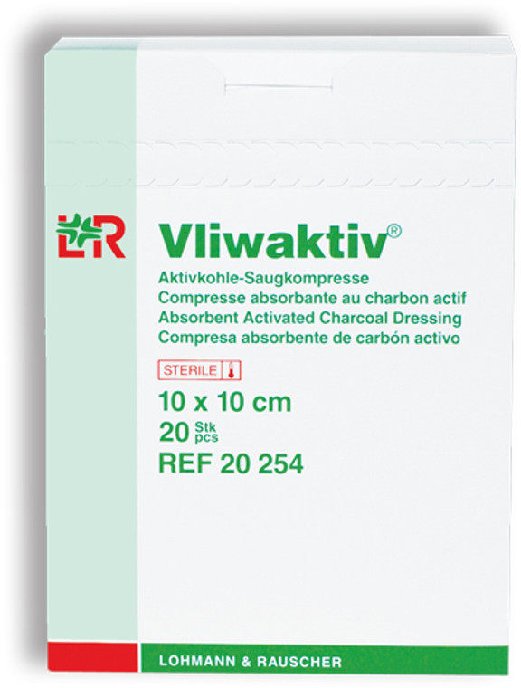 VLIWAKTIV NON-ADHERENT DRESSING 10CM X 10CM (BOX OF 20)