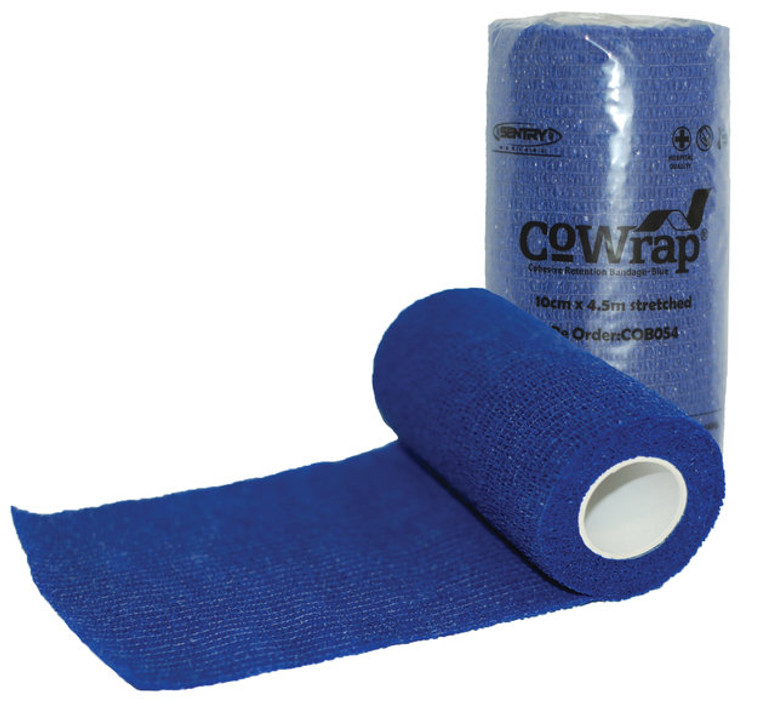 CO-WRAP COHESIVE BLUE BANDAGE 2.5CM X 4.5M (PACK OF 60)