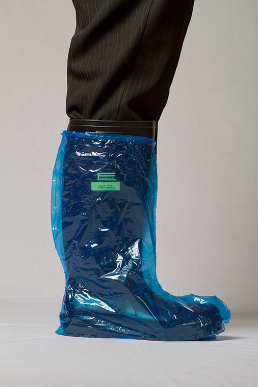 POLYETHYLENE BOOT COVER BLUE (BOX OF 100)