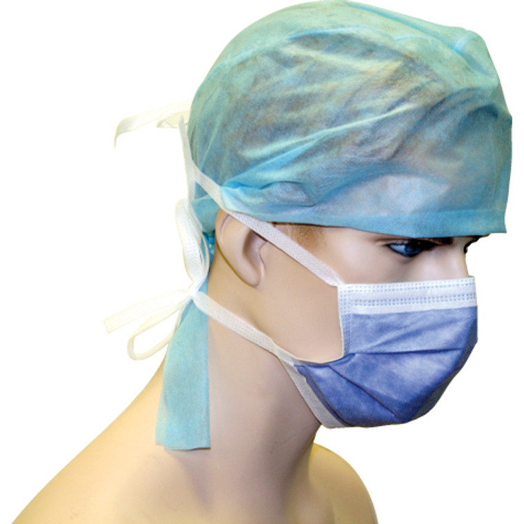 PRIMAGARD® 160 SURGICAL ANTI-FOG MASK WITH TIEBACK  (BOX OF 50)