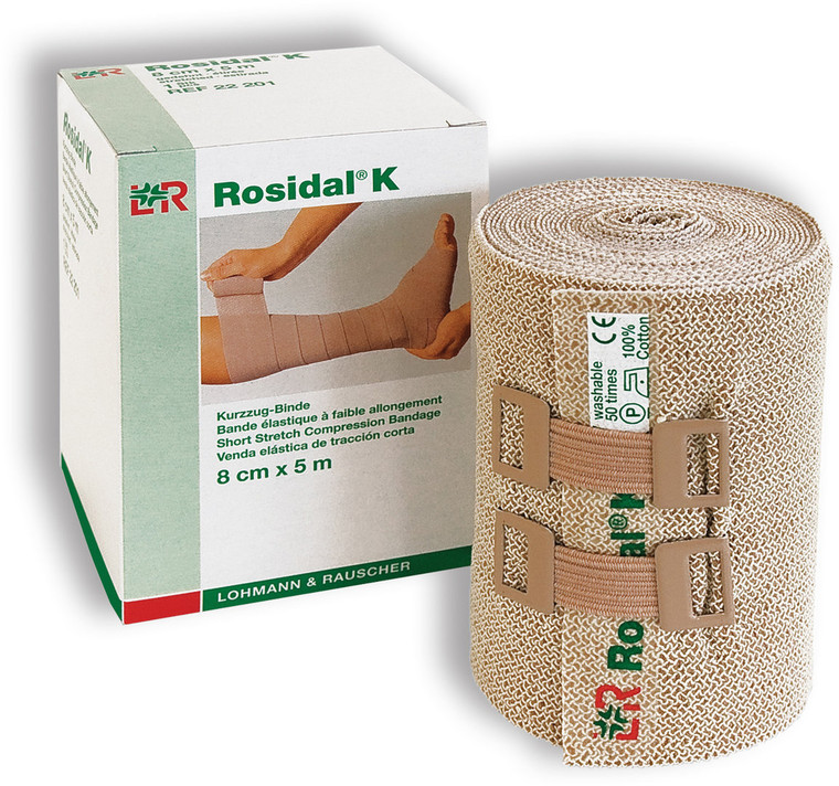 ROSIDAL K STRETCHED BANDAGE 12CM X 10M