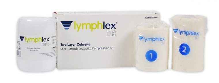 LYMPHLEX TLC TWO LAYER COHESIVE SHORT STRETCH COMPRESSION KIT