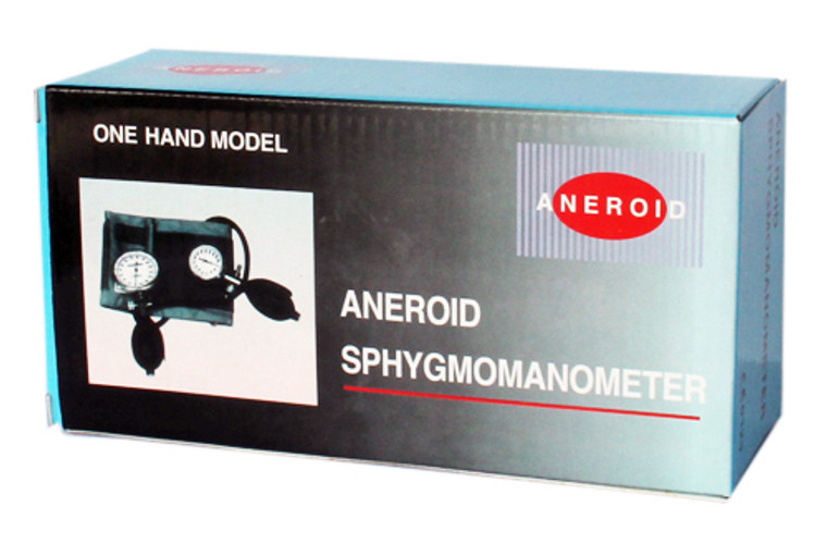 SPHYGMOMANOMETER SHOCK PROOF PALM HELD ABN - INCLUDES STANDARD ADULT CUFF & SINGLE TUBE BLADDER