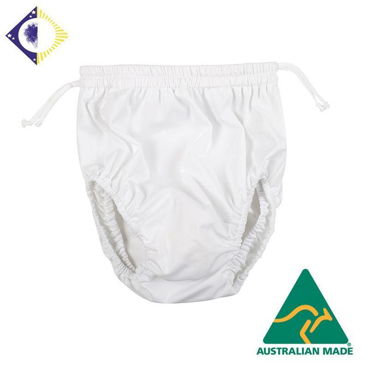 INCONTINENCE SWIM NAPPY - MEDIUM (70CM-100CM) WHITE
