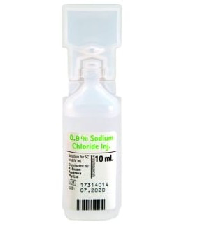 SODIUM CHLORIDE 10ML 0.9% FOR INJECTION - BOX OF 20