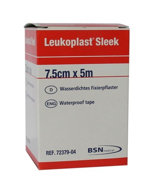 LEUKOPLAST SLEEK SURGICAL TAPE 7.5CM X 5M