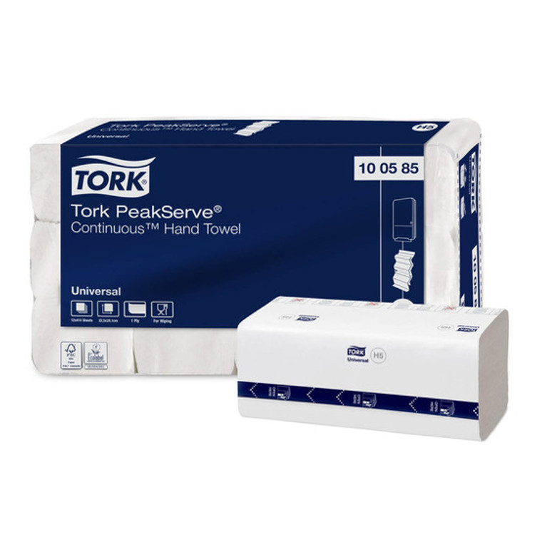 TORK H5 PEAKSERVE CONTINUOUS HAND TOWEL (CARTON OF 4920 SHEETS) - 100585