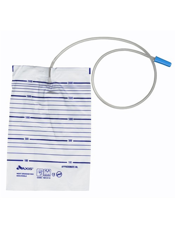 URIMAAX® DRAINAGE BAG NIGHT 2000MLS - PACK OF 10 - 10013110