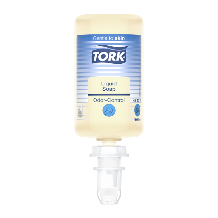 TORK ODOUR CONTROL LIQUID SOAP 1L S4 - CARTON OF 6 - 424011