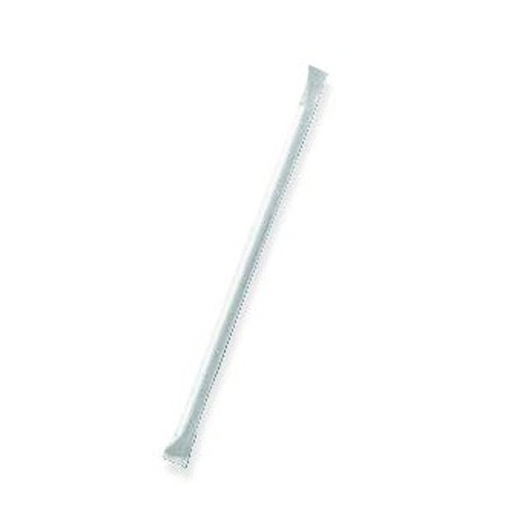 STRAW REGULAR PAPER WHITE INDIVIDUALLY WRAPPED (2500 PER CARTON) - PSRWHITEIW