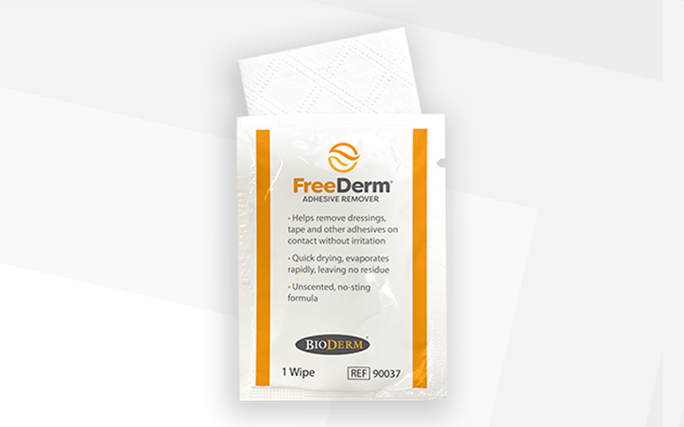 FREEDERM ADHESIVE REMOVER WIPES - BIODERM  - BOX OF 30