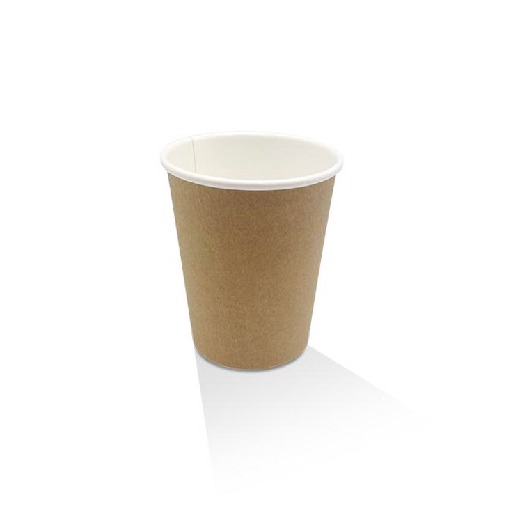 CUP PAPER COFFEE DOUBLE WALL 12OZ BROWN KRAFT - CARTON OF 1000 - KHC12D (90MM DIAM)