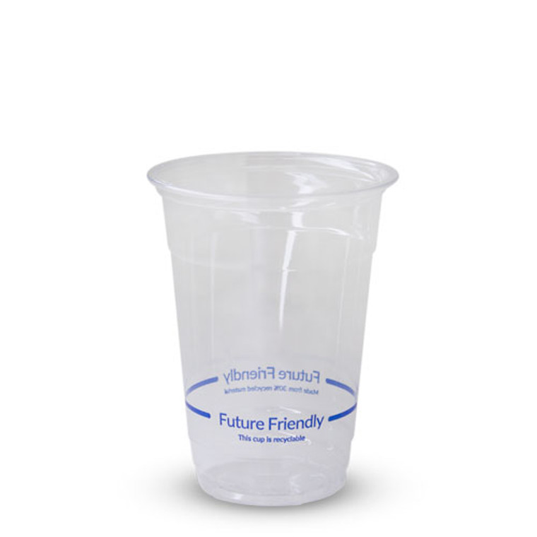 CUP CLEAR RPET 'FUTURE FRIENDLY' 285ML (10OZ) - CARTON 1000 - WEIGHT & MEASURED