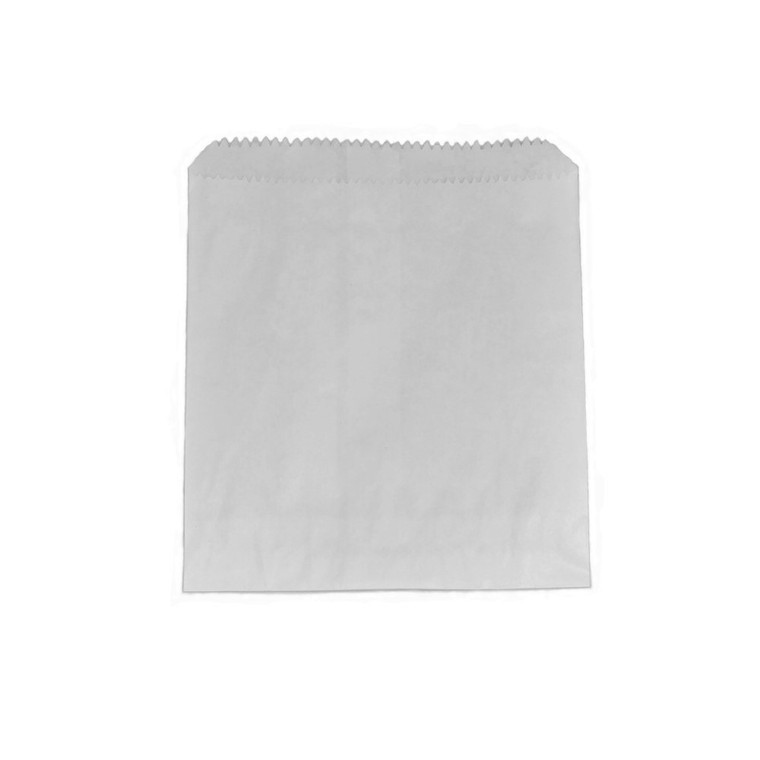 BAG PAPER NO. 2 SQUARE 200 X 200MM DOUBLE LINED GREASEPROOF WHITE PACK 500 - GPL2S