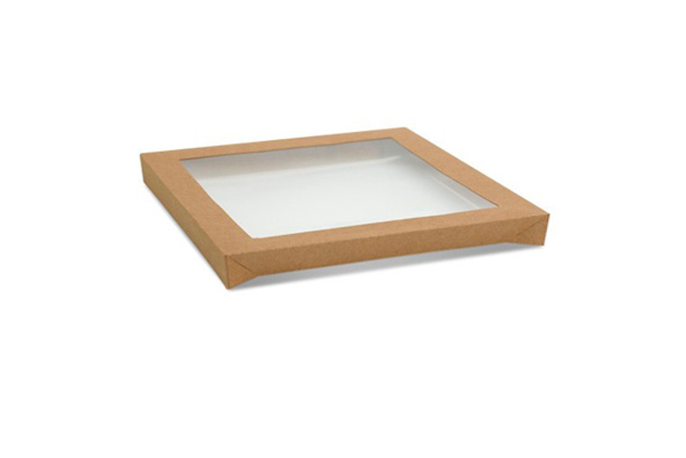 SQUARE CATERING TRAY LID - MEDIUM - CARTON 100 - SCTLM