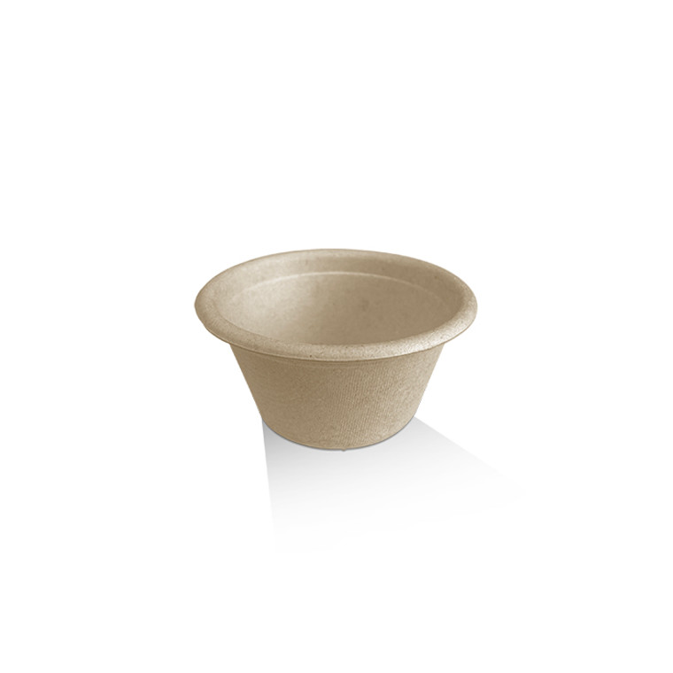 PORTION CONTROL CUP UNBLEACHED SUGARCANE 57ML - CARTON OF 2000 - UC002