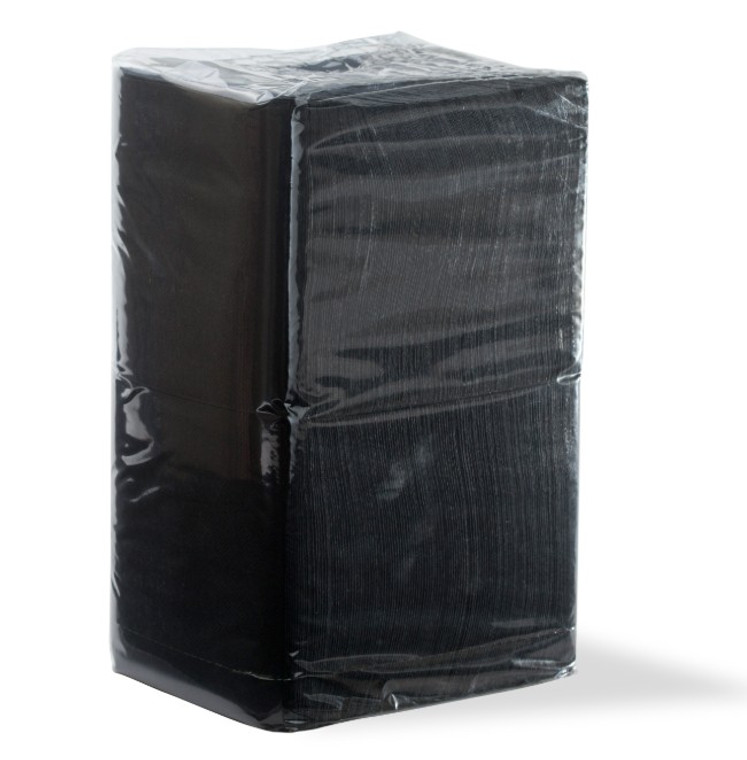 NAPKIN  2 PLY COCKTAIL BLACK  (CARTON=2000) - BLKQC