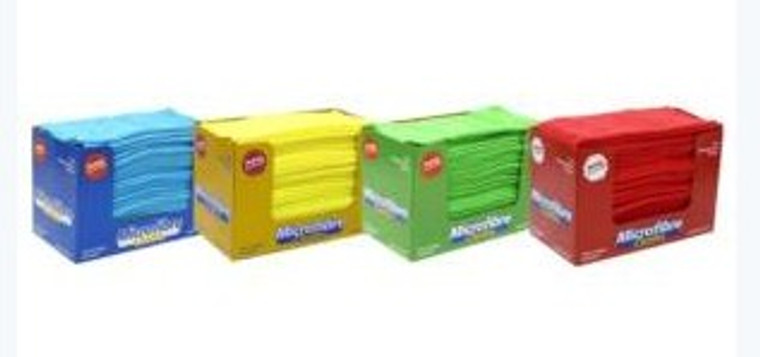 MICROFIBRE CLOTH 36CM X 36CM YELLOW CARTON OF 50 - SMCY