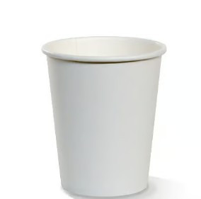 CUP PAPER COFFEE SINGLE WALL 6OZ WHITE PHC6S80 (CARTON OF 1000)