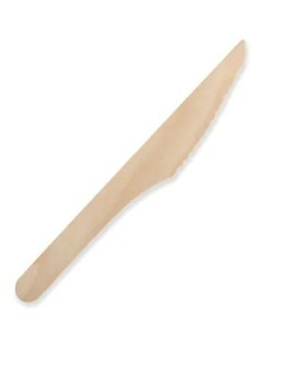 WOODEN KNIFE FSC CERTIFIED - (PACK OF 100) - WCK