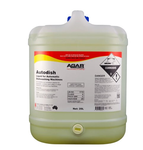 AGAR - AUTODISH - LIQUID FOR AUTO DISHWASHING MACHINE - 20 LT - AUD20