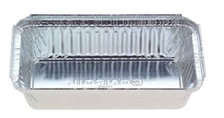 LARGE  FOIL TRAY 184MM X 106MM X 38MM - (7219) (CARTON OF 500)