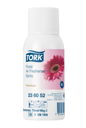 TORK A1 FLORAL PACK AIR FRESHENER SPRAY - CARTON OF 12 - 236052