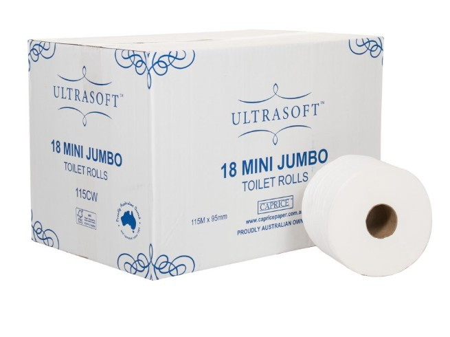 ULTRASOFT MIN JUMBO TOILET PAPER ROLL