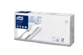 TORK - EDGE EMBOSS LUNCHEON NAPKIN QUARTERFOLD 2-PLY 328 X 325MM WHITE 200 SHEET - 477149 - CARTON