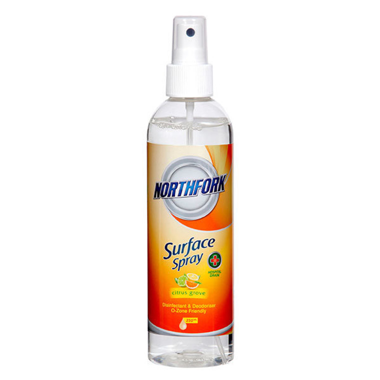 SPRAY SURFACE DISINFECTANT & AIR FRESHENER - HOSPITAL GRADE 250ML - CITRUS GROVE