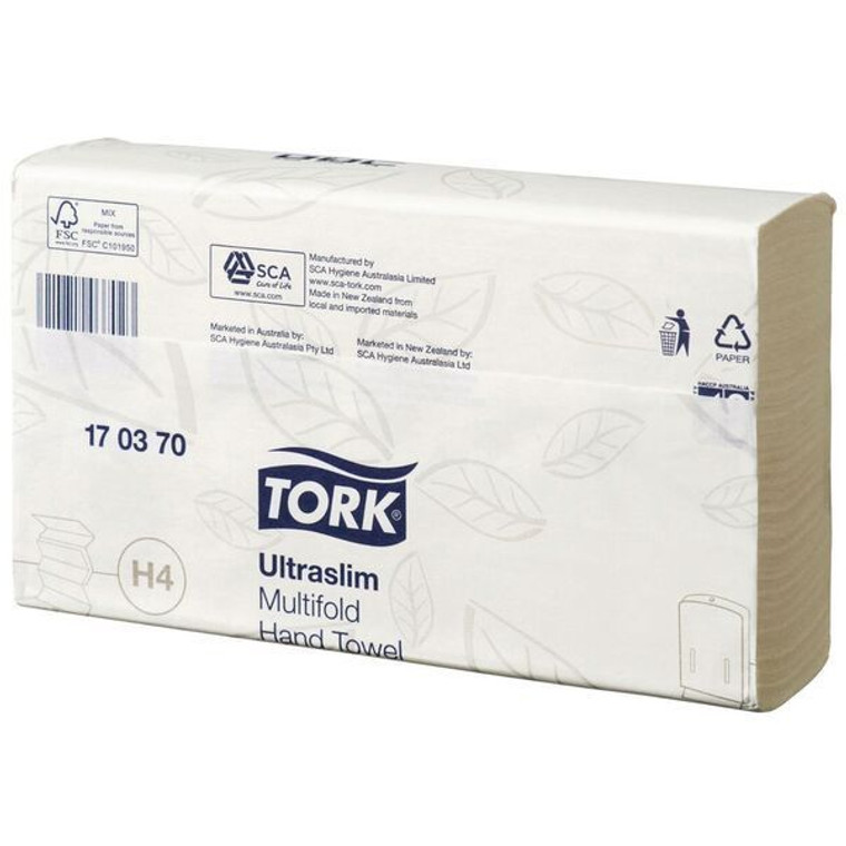 TORK H4 ULTRASLIM MULTIFOLD HAND TOWEL (CARTON OF 20 PACK) - 170370