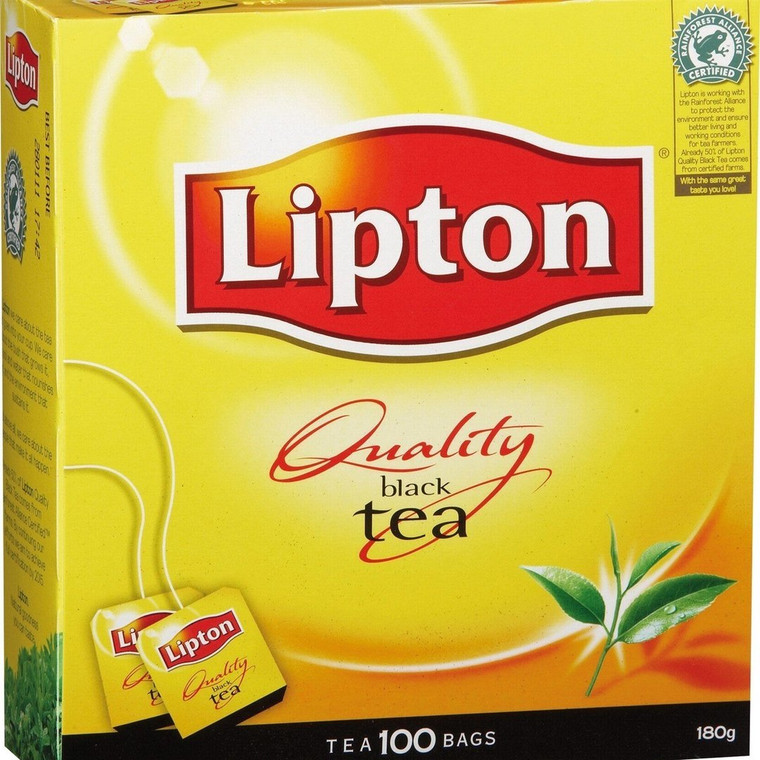 LIPTON TEA BAGS (BOX OF 100)